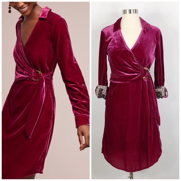 maeve velvet dress